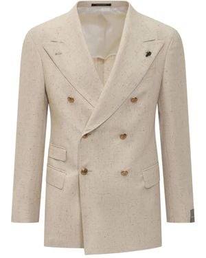 Gabriele Pasini Double-Breasted Blazer - Natural