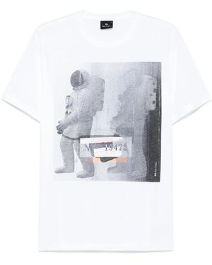 Paul Smith プリント Tシャツ - ホワイト
