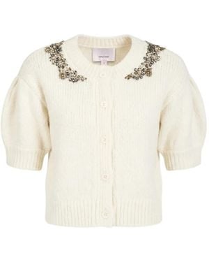 Cinq À Sept Millicent Crystal-Embellished Cardigan - Natural