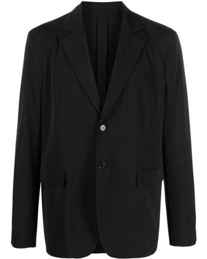 Acne Studios ノッチドラペル シングルジャケット - ブラック