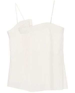 Viktoria Chan Sataya Asymmetric Top - White