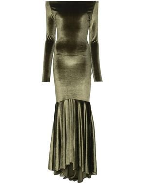 Atu Body Couture Off-Shoulder Gown - Green