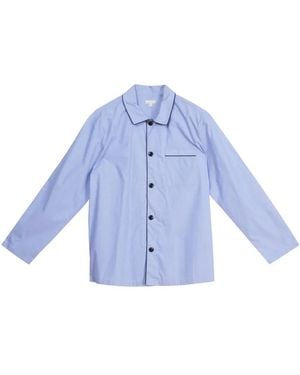Fleur du Mal Cotton Pyjamas - Blue