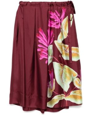 Pierre Louis Mascia Aloe Skirt - Red