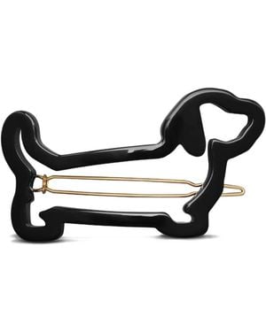 Thom Browne Hector Dog-Shape Hair Clip - Black