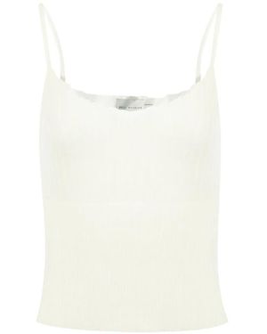 Deiji Studios Top Con Cuello - Blanco