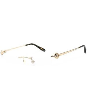 Chopard Rectangle-Frame Glasses - White