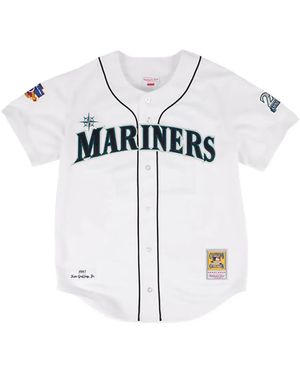 Mitchell & Ness X Mlb Seattle Mariners Chemise 1997 Ken Griffey Jr - Blanc