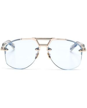 Jacques Marie Mage Alta Pilot-frame Sunglasses - Metallic