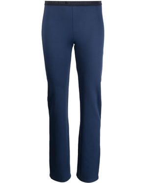 Ralph Lauren Logo-Waistband Low-Rise Track Trousers - Blue