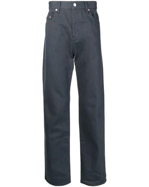 Undercover Patch-Pocket Straight-Leg Jeans - Blue