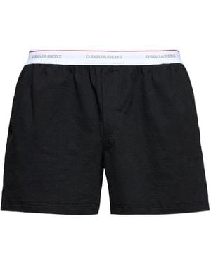 DSquared² Logo-Waistband Boxers - Black