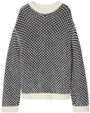 Closed Pullover Mit Rundhalsausschnitt - Weiß
