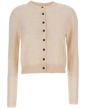 Lisa Yang Buttoned Cardigan - Natural