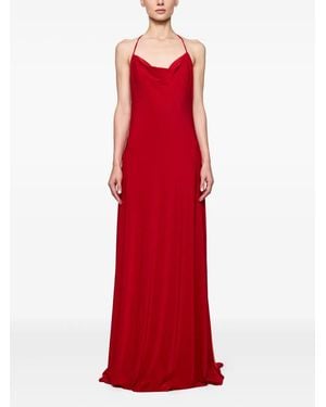 Atu Body Couture Scoop-Neck Maxi Dress - Red