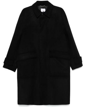 PT Torino Single-Breasted Coat - Black