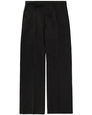 Rick Owens Pantalon À Fermeture Dissimulée - Black