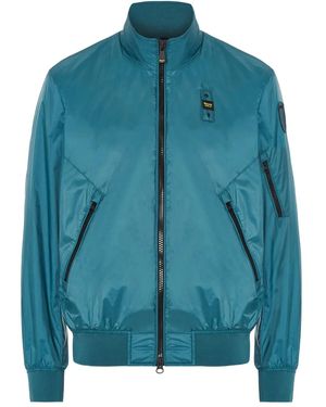 Blauer Bomber Jacket - Blue