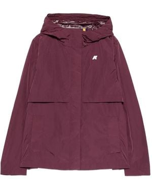 K-Way Hooded Jacket - Purple
