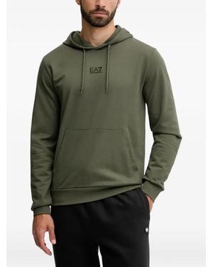 EA7 Logo-Detail Hoodie - Green