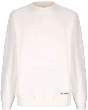 Laneus Logo-Print Sweatshirt - White