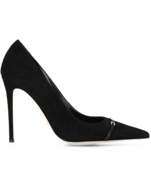 Elisabetta Franchi Buckle-Detail Pointed-Toe Pumps - Black