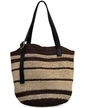 Loewe Sac Porté Épaule Loop Basket - Noir