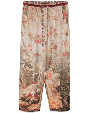 Pierre Louis Mascia Aloe テーパードパンツ - ナチュラル