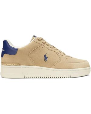Polo Ralph Lauren Suede Trainers - Brown