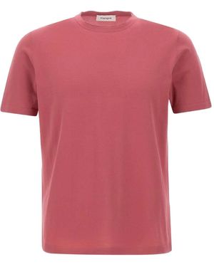 Kangra T-Shirt En Coton À Manches Courtes - Pink