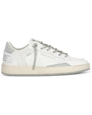 Crime London Chelsea Laces Leather Sneakers - White