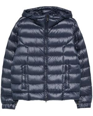 Colmar Hooded Quilted Jacket - Blue