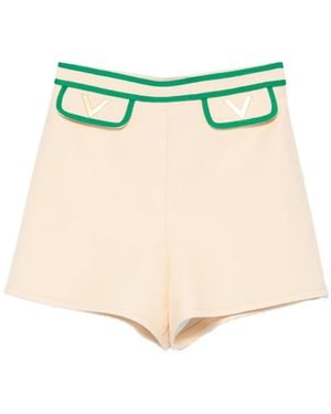 Valentino Garavani V-Detail Shorts - Green