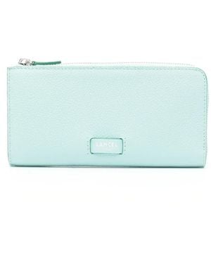 Lancel Zip-Up Wallet - Blue