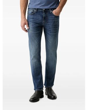 Guess Faded Whiskered Jeans - Blue