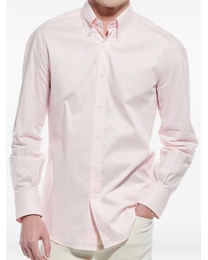 Brunello Cucinelli ボタン シャツ - ピンク
