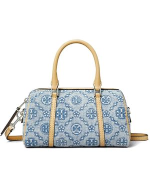 Tory Burch Mini T Monogram Tote Bag - Blue