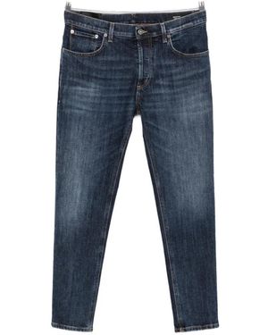 Dondup Faded Whiskered Jeans - Blue