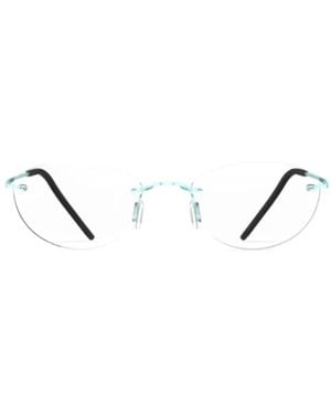 Blackfin Aero Loop Brille Mit Ovalem Gestell - Natur