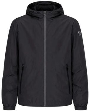 Suns Veste Imperméable À Capuche - Noir