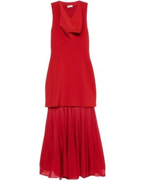 Jonathan Simkhai Vestido largo Xena - Rojo