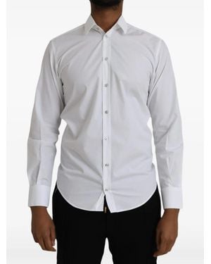 Dolce & Gabbana Martini Overhemd Met Lange Mouwen - Wit