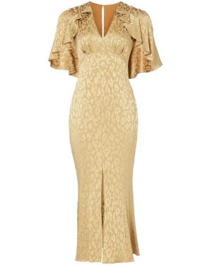Temperley London Willow Midi Dress - Metallic