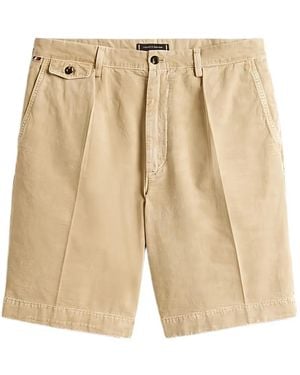 Tommy Hilfiger Shorts Mit Bundfalten - Natur