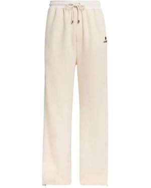 Amiri Cotton Logo Relaxed Sweatpants - Natural