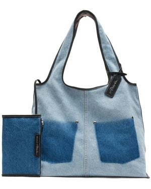 3.1 Phillip Lim Paneled Pocket Tote Bag - Blue