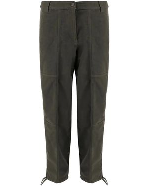 Aspesi Side-Pocket Drawstring Pants - Gray