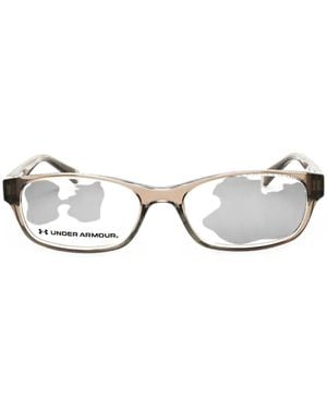 Under Armour Rectangle-Frame Glasses - White