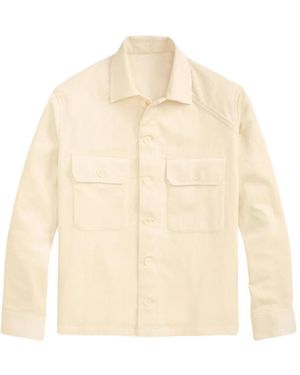Ralph Lauren Corduroy Pocket-Detail Shirt Jacket - Natural