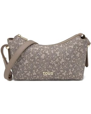 Tous Medium Kaos Mini Lines Cross Body Bag - Grey